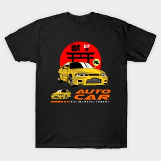 GTR R33 Auto Car T-Shirt